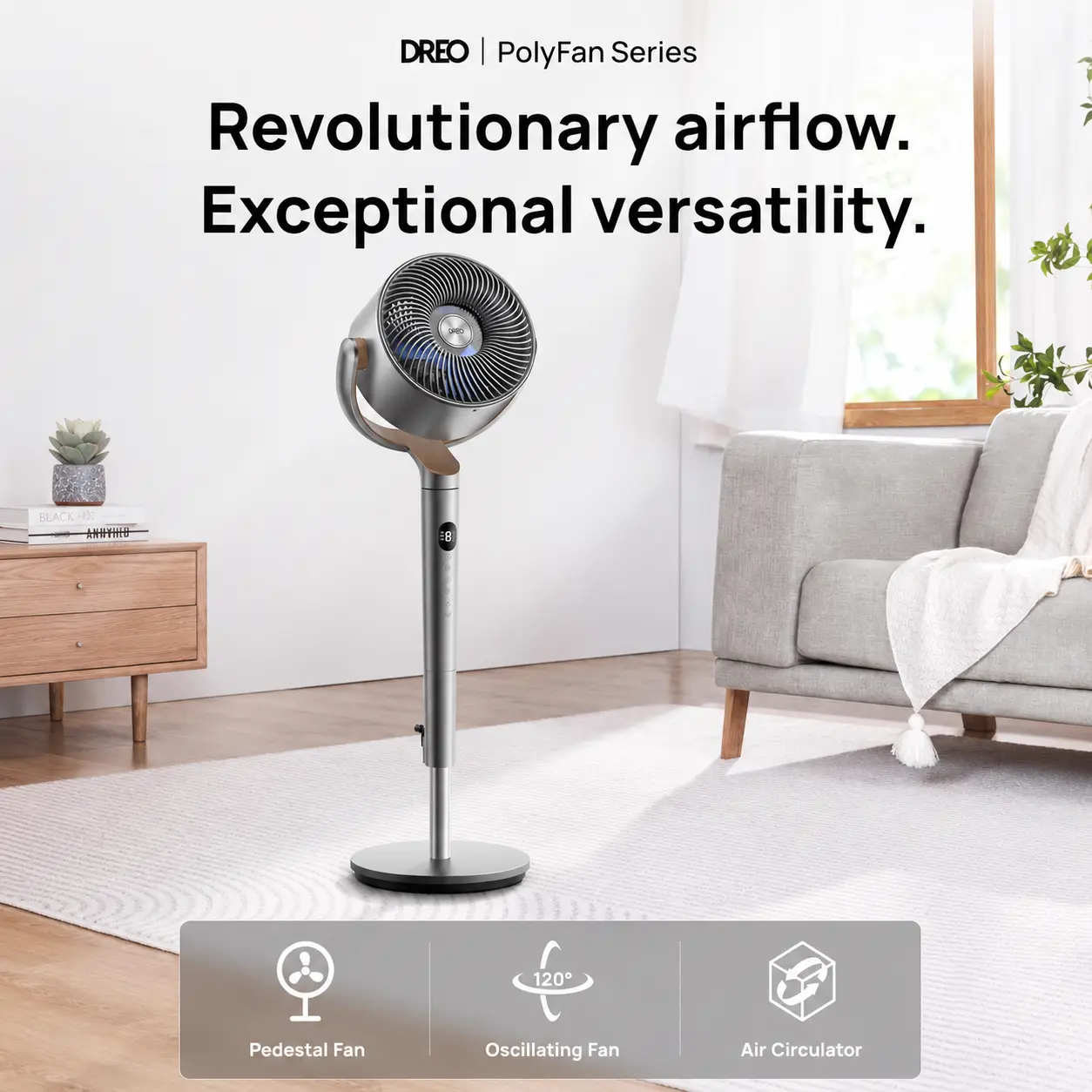 DREO Cooling Fan with remote control — image 3